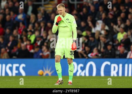 Southampton, Großbritannien. November 2024. Aaron Ramsdale vom Southampton FC gegen Everton FC in St. Mary's Stadium, Southampton, England, Großbritannien am 2. November 2024 Credit: Every Second Media/Alamy Live News Stockfoto