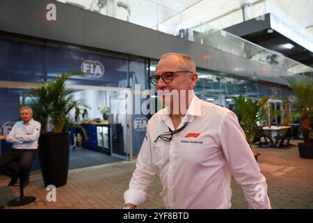 Sao Paulo, Brasilien . Oktober 2024. 10/18/2024 - Stefano Domenicali (ITA) - CEO der Formel-1-Gruppe während der Qualifikationssitzung der Formel 1 Lenovo Grande Premio de Sao Paulo 2024, die auf dem Interlagos Circuit, San Paolo, Brasilien, BRA 1.-3. November 2024 stattfinden soll - Foto Alessio de Marco | Avens-Images.com (Foto: Alessio de Marco/SIPA USA) Credit: SIPA USA/Alamy Live News Stockfoto