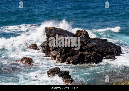 Gris Gris La plage de Gris se trouve près de Souillac, dans la partie la plus méridionale de l’île. Stockfoto