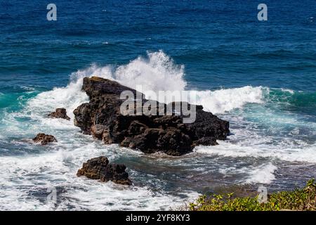 Gris Gris La plage de Gris se trouve près de Souillac, dans la partie la plus méridionale de l’île. Stockfoto