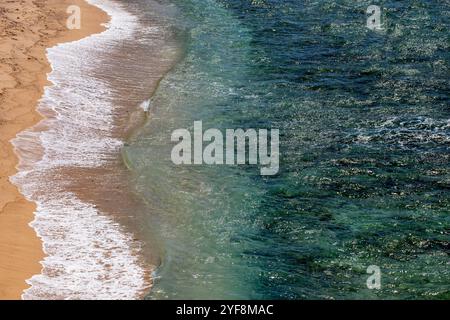 Gris Gris La plage de Gris se trouve près de Souillac, dans la partie la plus méridionale de l’île. Stockfoto