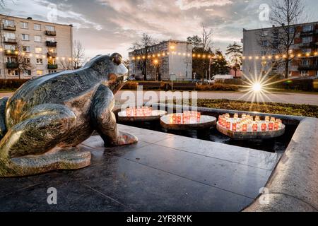 Balozi ist eine Stadt in Lettland in der Gemeinde Kekava, der Hauptstadt Lettlands Riga Stockfoto