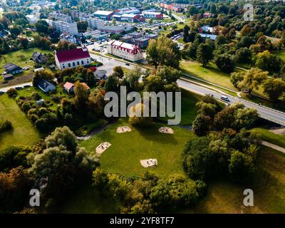 Kekava ist eine Stadt in Lettland in der historischen Region Vidzeme. In der Nähe des Flusses Daugava. Stockfoto