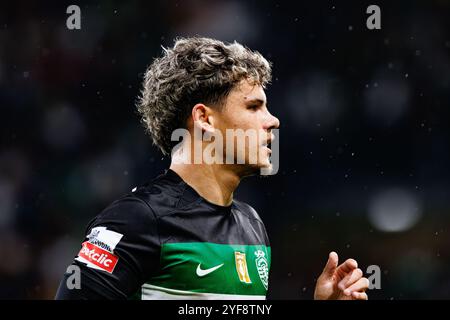 Lissabon, Portugal. November 2024. Maximiliano Araujo (Sporting CP) im Spiel der Liga Portugal zwischen den Teams von Sporting CP und CF Estrela Amadora im Estadio Jose Alvalade Endergebnis: Sporting CP 5 - 1 CF Estrela Amadora Credit: SOPA Images Limited/Alamy Live News Stockfoto