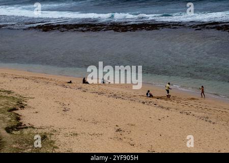 Gris Gris La plage de Gris se trouve près de Souillac, dans la partie la plus méridionale de l’île. Stockfoto