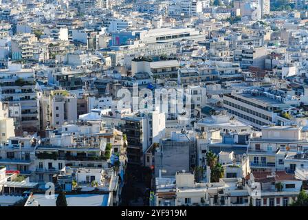 athen, griechenland, 31. oktober 2024, Stadt athen vom akropolis-Hügel aus gesehen *** athen, griechenland, 31. oktober 2024, stadt athen vom akropolis-hügel aus gesehen Copyright: xx Stockfoto