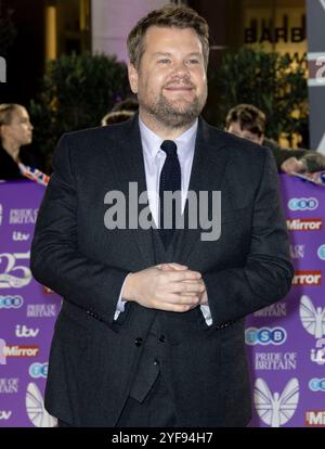 21. Oktober 2024, London, England, Großbritannien - James Corden bei den Pride of Britain Awards 2024, Grovsenor House Stockfoto