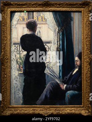 Paris, Frankreich - 05 13 2023: Museum Orsay. Innenausstattung von Gustave Caillebotte Stockfoto