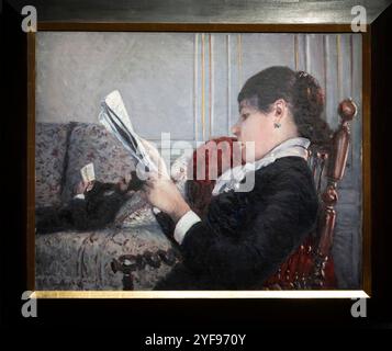 Paris, Frankreich - 05 13 2023: Museum Orsay. Innenausstattung von Gustave Caillebotte Stockfoto