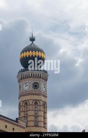 Die Dohány-Straße Große Synagoge Budapest Ungarn Stockfoto