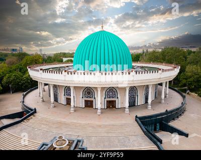 Luftaufnahme des Amir Timur Museums in Taschkent, Usbekistan Stockfoto