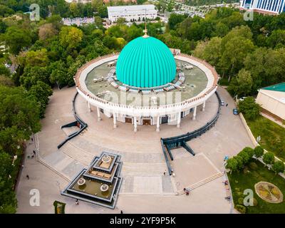 Luftaufnahme des Amir Timur Museums in Taschkent, Usbekistan Stockfoto