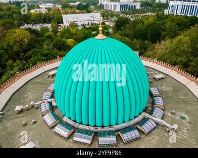 Luftaufnahme des Amir Timur Museums in Taschkent, Usbekistan Stockfoto