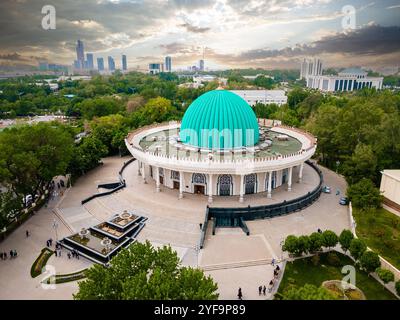 Luftaufnahme des Amir Timur Museums in Taschkent, Usbekistan Stockfoto