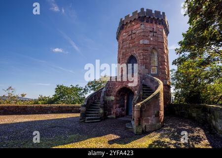 Laura's Tower in Shrewsbury Castle, Shropshire, England Stockfoto