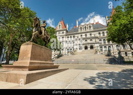 Albany New York State Capitol Gebäude Stockfoto