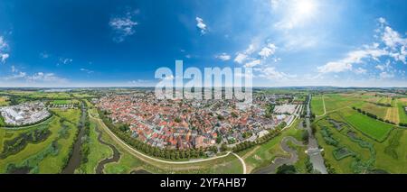 Sommer auf der Altmühl bei Gunzenhausen im fränkischen Seenland Stockfoto