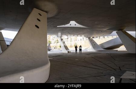 Nikosia Zypern März 22 2021: Die moderne und futuristische Architektur des Eleftheria Platzes in Nikosia, der Hauptstadt Zyperns Stockfoto