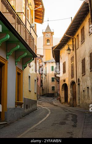 Italien Piemont Valle Gesso Parco Naturale APLI Marittime Entracque - Via Marconi Stockfoto
