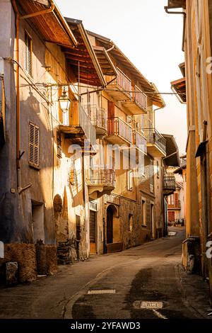 Italien Piemont Valle Gesso Parco Naturale APLI Marittime Entracque - Via Marconi Stockfoto