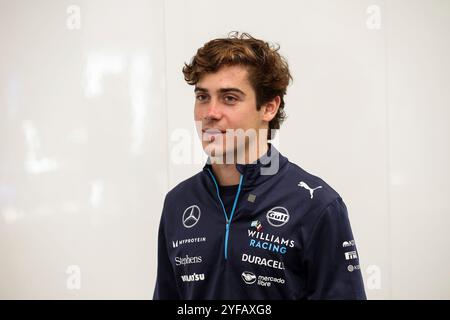 #43 Franco Colapinto (ARG, Williams Racing), Formel 1 Grand Prix von Brasilien beim Autodromo Jose Carlos Pace am 31. Oktober 2024 in Sao Paulo, Brasilien. (Foto: HOCH ZWEI) Stockfoto