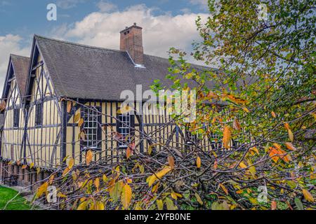 Händler-Abenteurer. Historische mittelalterliche Guild Hall aus dem 14. Jahrhundert, York, England Stockfoto