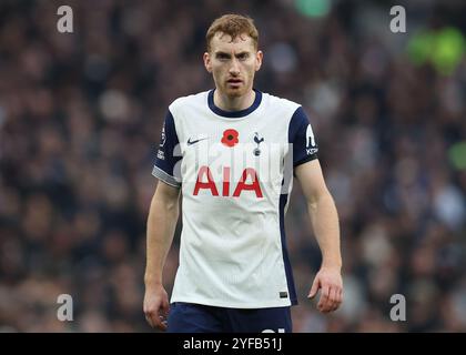 London, Großbritannien. November 2024. Dejan Kulusevski von Tottenham Hotspur während des Premier League Spiels im Tottenham Hotspur Stadium, London. Der Bildnachweis sollte lauten: Paul Terry/Sportimage Credit: Sportimage Ltd/Alamy Live News Stockfoto