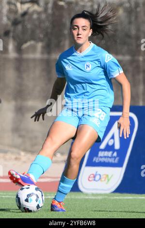 Während des Serie A Women Ebay Spiels zwischen Napoli Femminile und Juventus FC im Giuseppe Piccoli Stadium am 03,2024. november in Cercola, italien Endpunktzahl 0-3 (Foto: Agostino Gemito/Pacific Press) Stockfoto