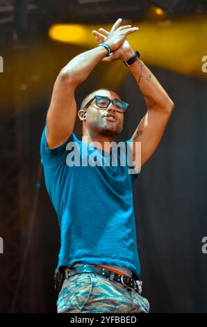 Rudimental, V2013, Hylands Park, Chelmsford, Essex, Großbritannien - 18. August 2013 Stockfoto