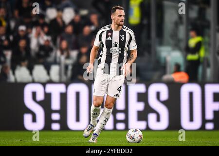 Turin, Italie. 30. Oktober 2024. Federico GATTI von Juventus während des italienischen Meisterschaftsspiels Serie A zwischen Juventus FC und Parma Calcio am 30. Oktober 2024 im Allianz-Stadion in Turin, Italien - Foto Matthieu Mirville (A Gandolfo)/DPPI Credit: DPPI Media/Alamy Live News Stockfoto