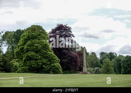 Der neun Meter hohe Obelisk Philae, der ursprünglich am Eingang des Isis-Tempels auf Ägyptens heiliger Insel Philae in Kingston Lacy stand Stockfoto