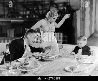 Freaks (MGM, 1932) Publicity-Foto: Henry Victor, Olga Baclanova und Harry Earles – Horror Stockfoto