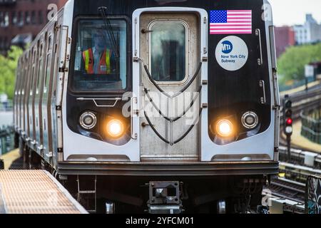 MTA NYC U-Bahn Stockfoto