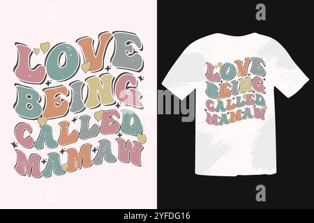 Weihnachts-T-Shirt-Design, typografisches Zitat mit Weihnachtsbuchstaben Stock Vektor