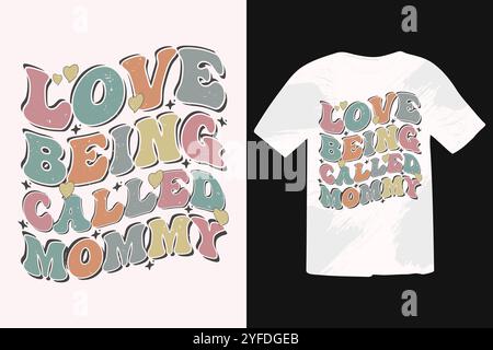 Weihnachts-T-Shirt-Design, typografisches Zitat mit Weihnachtsbuchstaben Stock Vektor