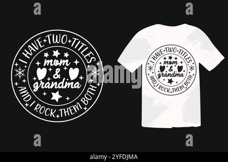 Weihnachts-T-Shirt-Design, typografisches Zitat mit Weihnachtsbuchstaben Stock Vektor