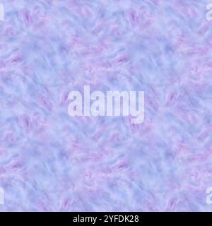 Abstrakte Aquarellfarbe blau lila rosa Marmor Textur Hintergrund nahtloses Muster. Illustration der Wasser- oder Himmelssimulation. Perfekt für stilvolle Anwendungen Stockfoto