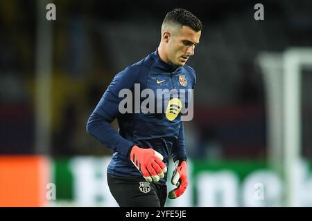 Barcelona, Espagne. Oktober 2024. Inaki PENA aus Barcelona während des Fußballspiels UEFA Champions League, League Phase MD3 zwischen FC Barcelona und Bayern München am 23. Oktober 2024 bei Estadi Olimpic Lluis Companys in Barcelona, Spanien - Foto Matthieu Mirville (S Ros)/DPPI Credit: DPPI Media/Alamy Live News Stockfoto