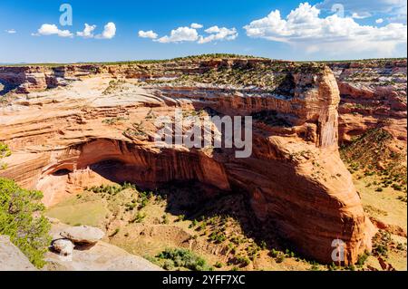 Mummy Cave Ruin; Mummy Cave Overlook; Canyon de Chelly National Monument; Arizona; USA Stockfoto