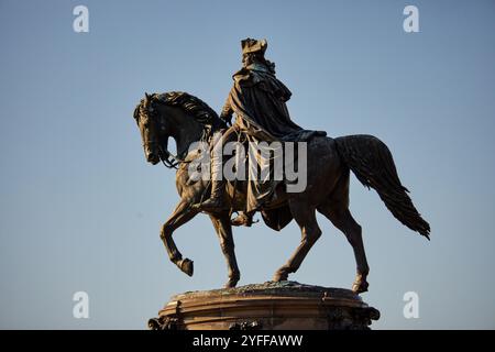 Philadelphia Washington Monument Fountain Stockfoto