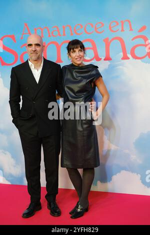 Madrid, Spanien. November 2024. Luis Tosar nimmt am 4. November 2024 im Capitol Cinema in Madrid, Spanien, bei der Premiere von Amanece EN Samaná Teil. Quelle: SIPA USA/Alamy Live News Stockfoto