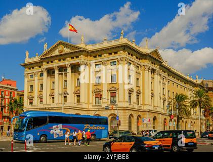 Klassische Architektur in Barcelona Spanien Stockfoto