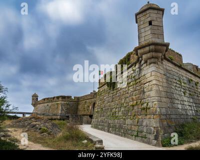 St. Francisco Xavier Fort (Castelo do Queijo), Porto, Portugal. Stockfoto