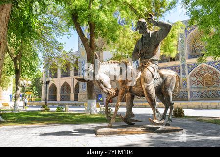 Khoja Nasreddin Efendi Monument im historischen Zentrum von Buchara Stockfoto