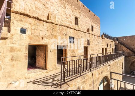 Blick auf das Schloss Tabuk, Saudi-Arabien Stockfoto