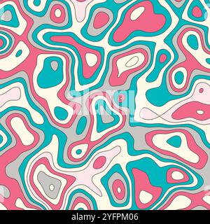 Vektorabbildung. Abstrakte helle Formen Stock Vektor