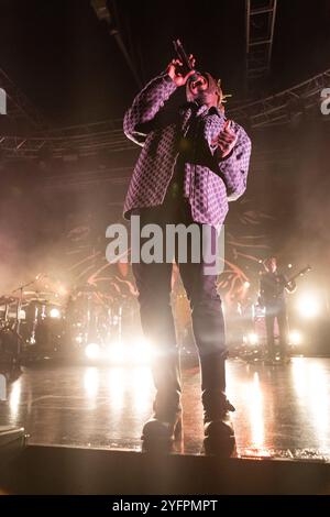 Schwarze Pumas im Concerto al Fabrique, Mailand. Foto di Davide Merli - Alamy Stockfoto