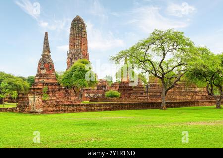 Malerische Ruinen von Wat Phra RAM in Ayutthaya, Thailand Stockfoto