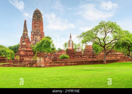 Malerische Ruinen von Wat Phra RAM in Ayutthaya, Thailand Stockfoto