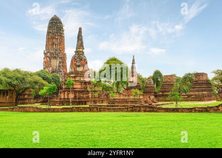 Malerische Ruinen von Wat Phra RAM in Ayutthaya, Thailand Stockfoto